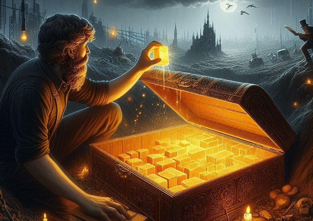 Казка про будівельника та чарівну цеглину.